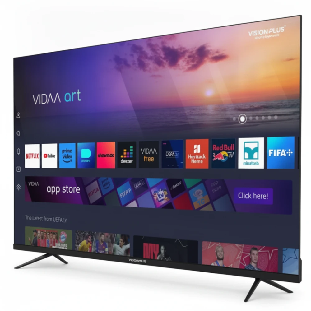 Vision plus 50-inch 4k vidaa frameless tv